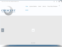 Tablet Screenshot of crescentagency.com